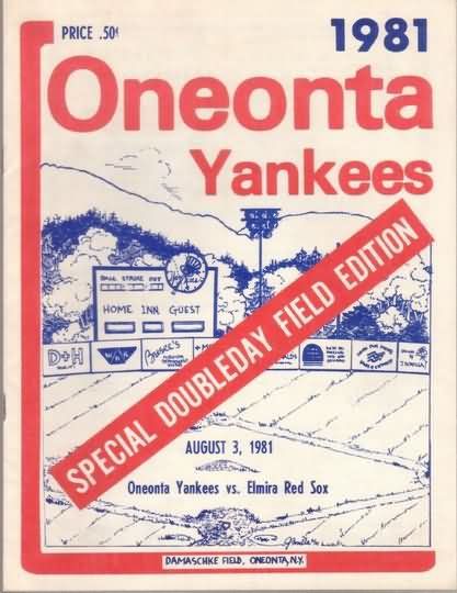 1981 Oneonta Yankees